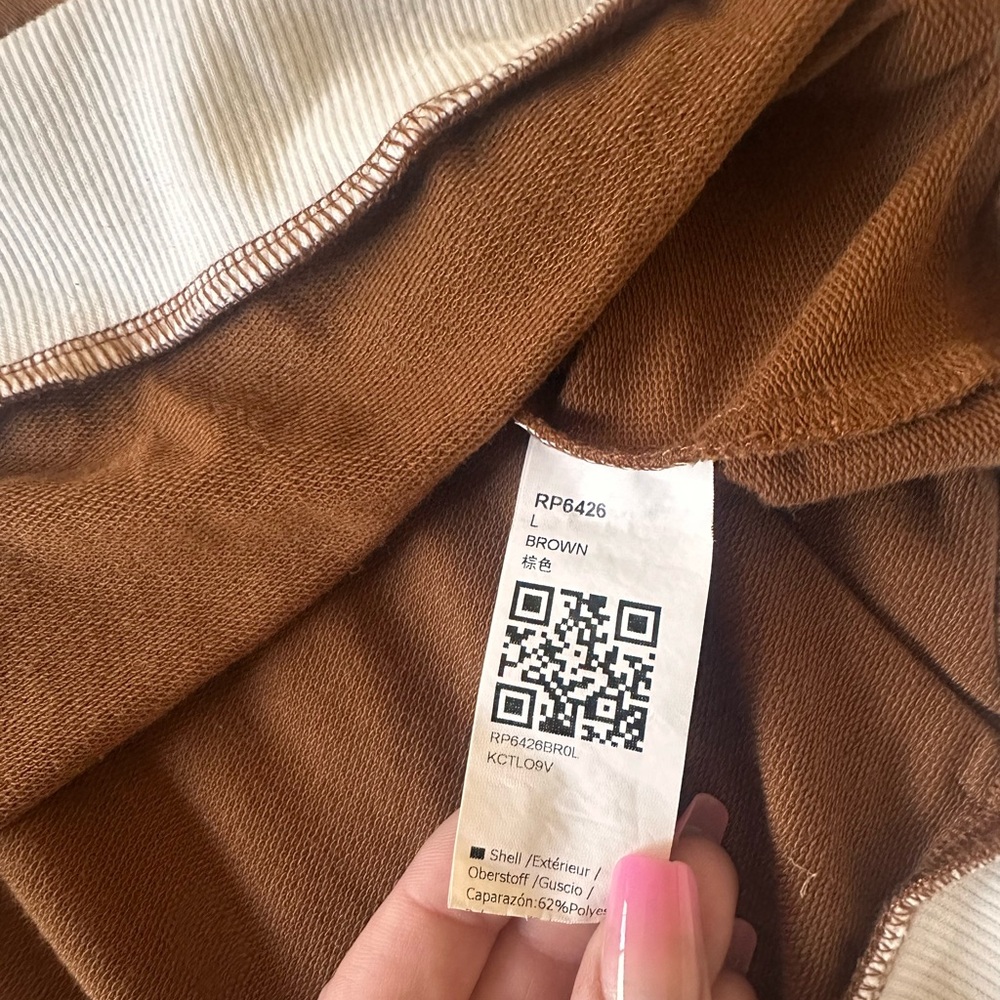 Brown and White Women's Lounge Set - Picture 6 of 7